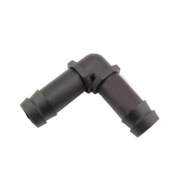 Barbed elbow fitting
