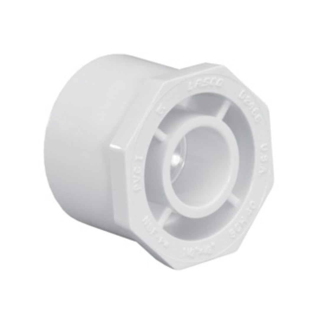 PVC reducer bushing 3/4 in spigot x 1/2 in slip