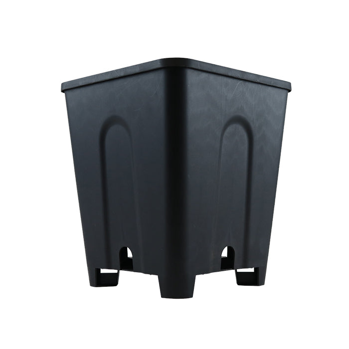 3 gallon square heavy-duty injection pot with elevated base