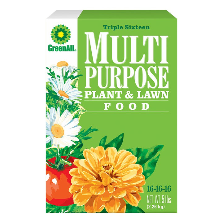 E.B. Stone GreenAll Multi Purpose Plant and Lawn Food 16-16-16, 5 lb box