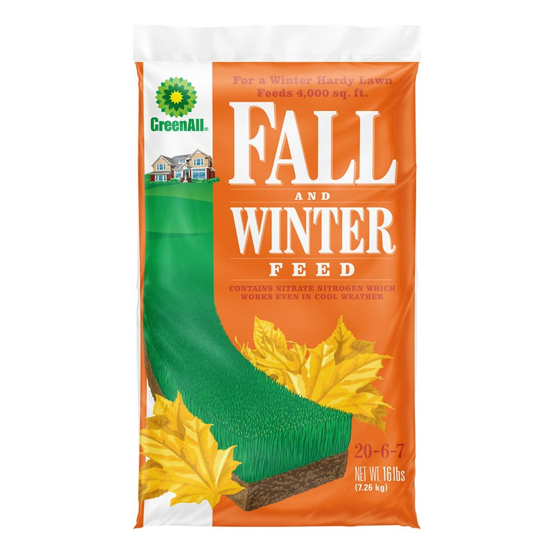 E.B. Stone GreenAll Lawn Fall and Winter Feed 20-6-7, 16 lb bag