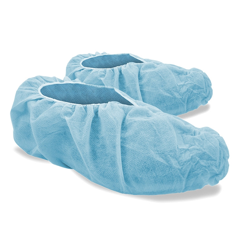 SAS Safety blue polypropylene disposable shoe covers