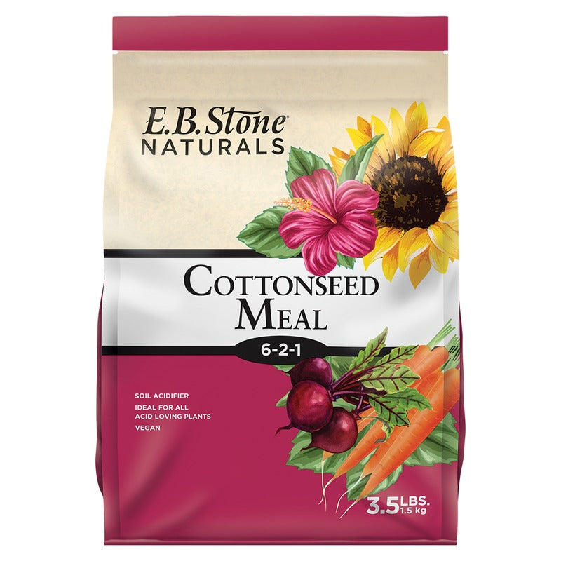 E.B. Stone Organics Cottonseed Meal Fertilizer 6-2-1, 3.5 lb