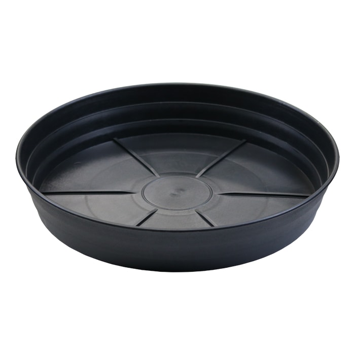 Grow1 Premium Black Plant Saucer, 18 Inch