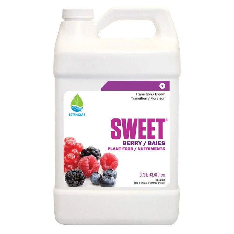 Botanicare Sweet Berry Plant Food - Bloom Supplement with Carbohydrates, Organic Acids and Berry Flavor Esters