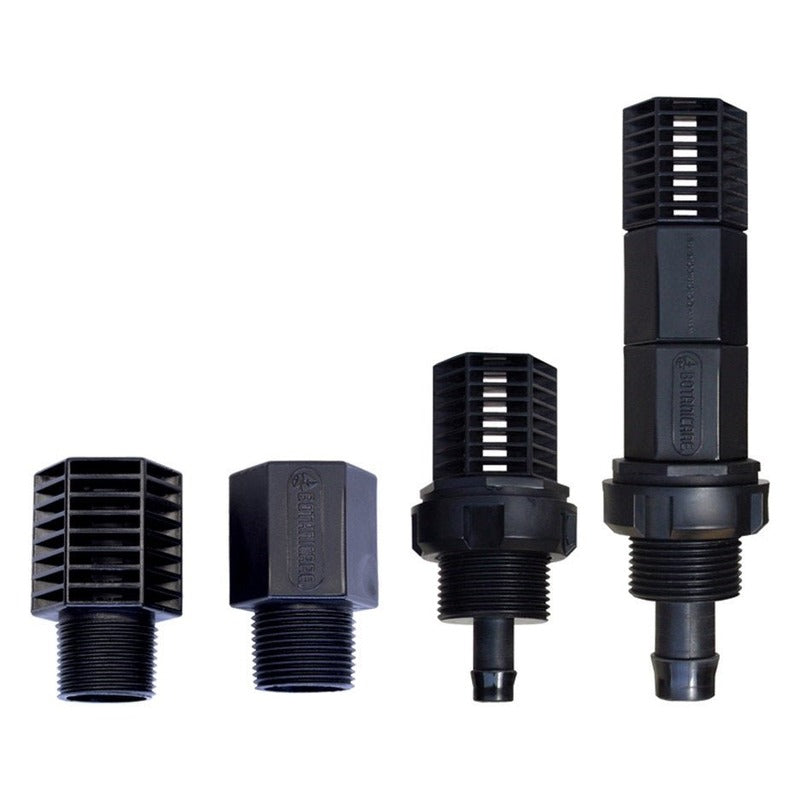Botanicare Ebb & Flow Fitting Kit with 2 Extensions - 6-Piece Flood Tray Plumbing Kit