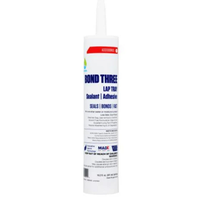 Botanicare BOND THREE Lap Tray Sealant Adhesive - Black Cartridge for Bench Tray Seams