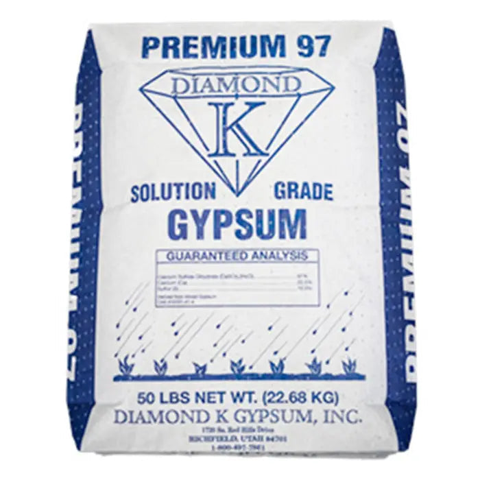 Diamond K Premium 97 Solution Grade Gypsum 50 lb bag