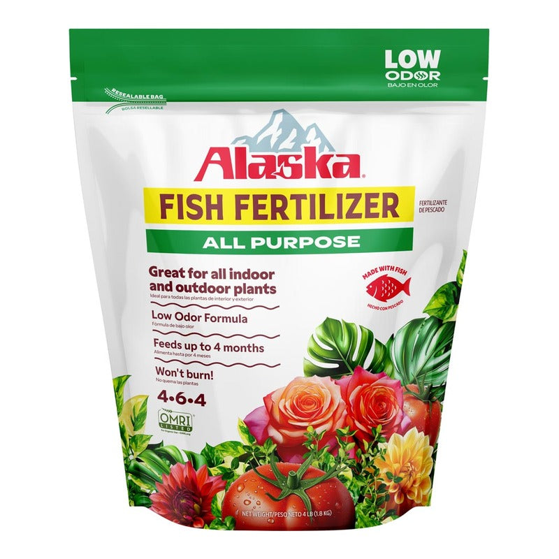 Alaska Fish Fertilizer All Purpose 4-6-4 4 lb bag