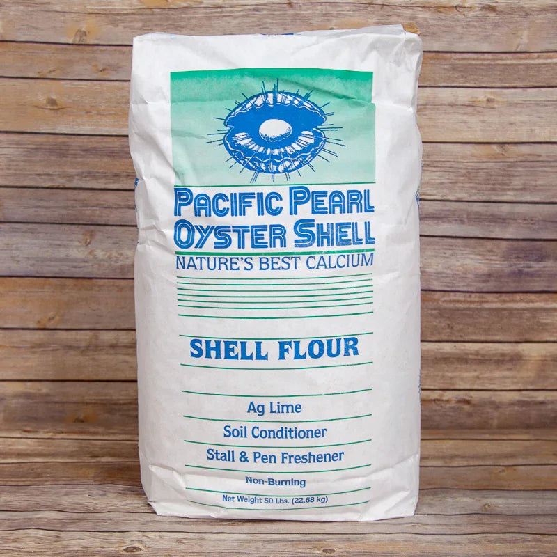 Pacific Pearl Oyster Shell Flour 50 lb bag