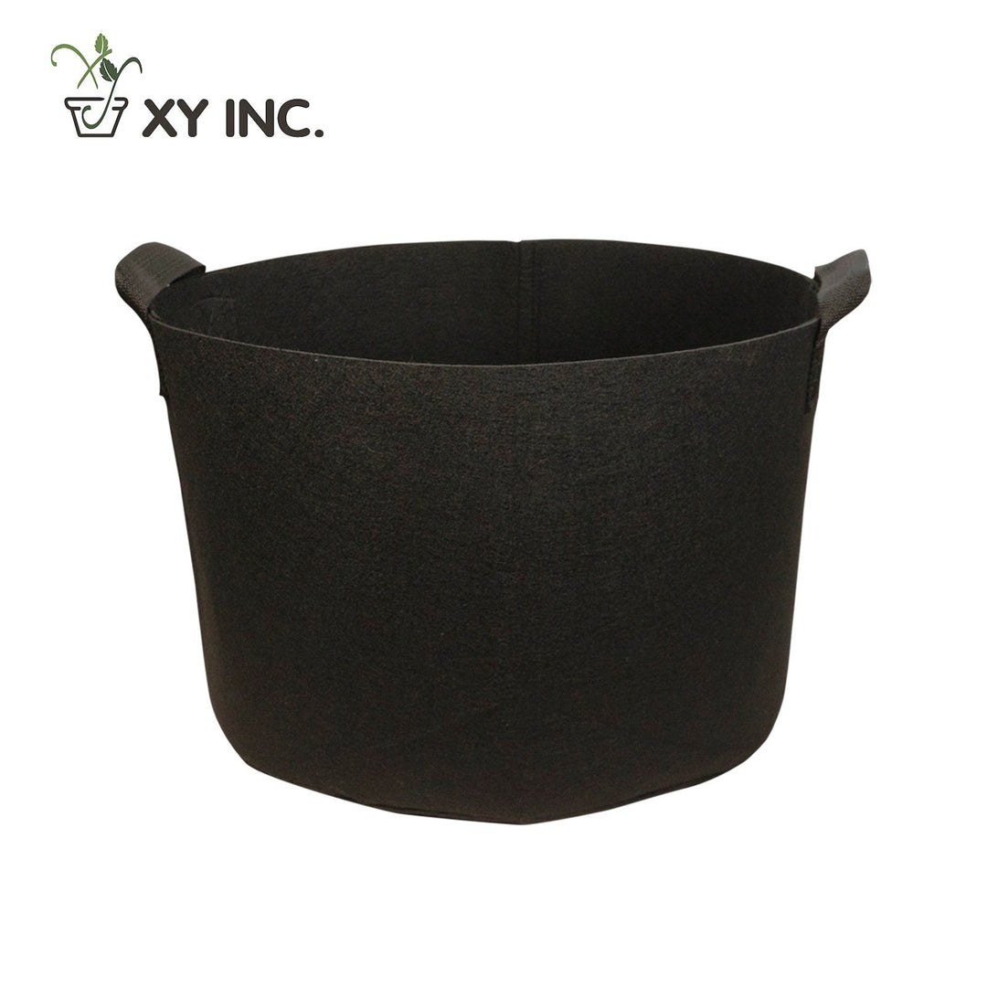 XY fabric grow pot with handles