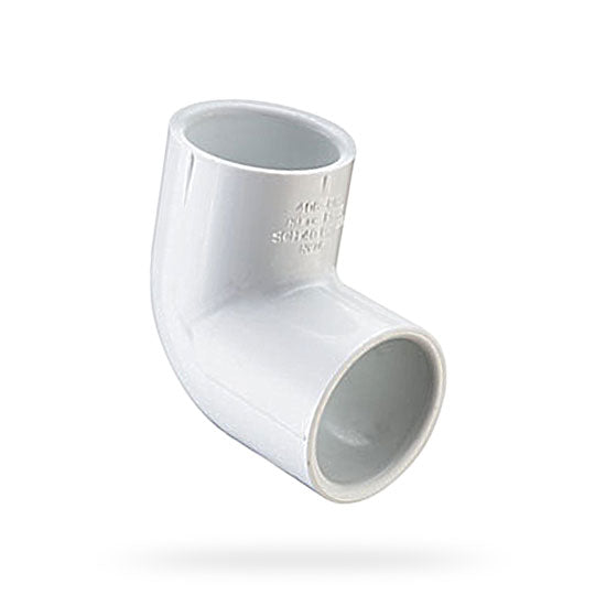 Dura Schedule 40 PVC 90 degree elbow 3/4 in slip