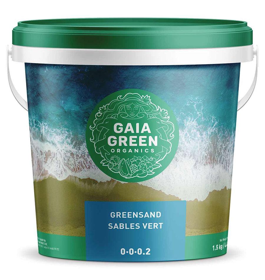 Gaia Green Organics Greensand 0-0-0.2 1.5 kg pail