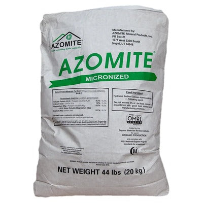 Azomite Micronized trace mineral powder, 44 lb bag