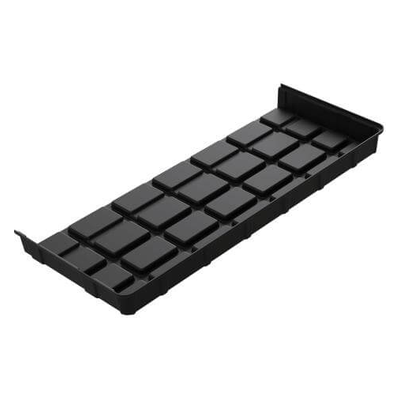 Botanicare 5 ft x 2 ft black ABS end tray HGC706167