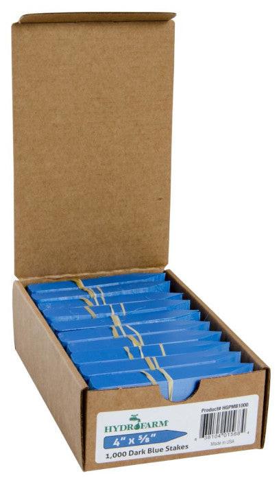 Macore blue plant stake labels