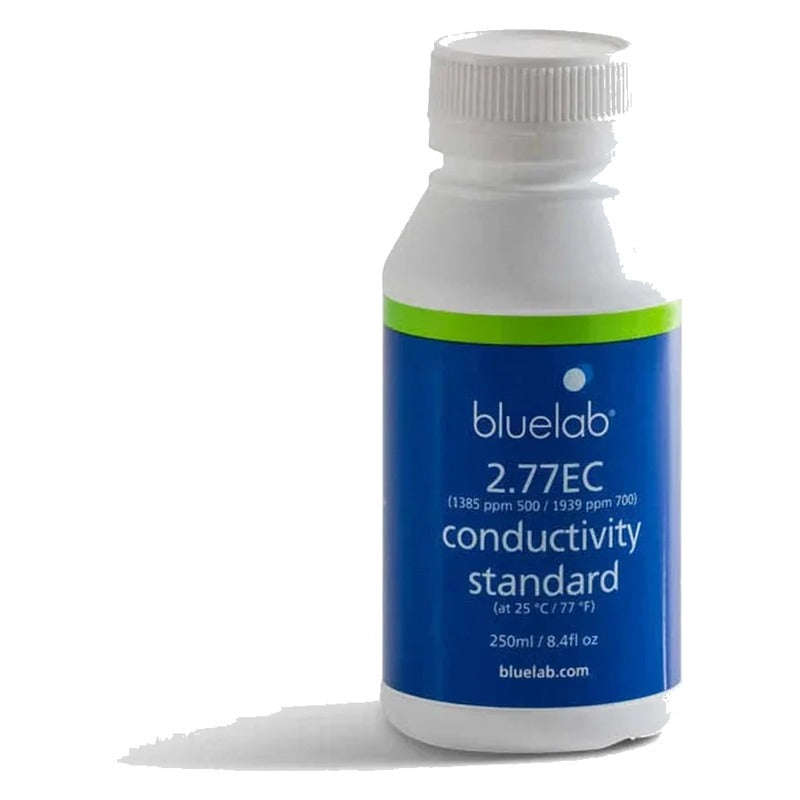 Bluelab 2.77 EC Conductivity Standard Solution - Reference Solution for Calibrating and Checking EC Meters - 250 ml and 500 ml