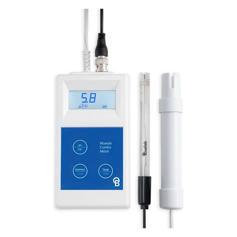 Bluelab Combo Meter - Portable pH, EC and Temperature Meter for Hydroponics