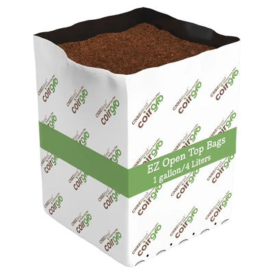 Coirgro EZ Open Top Coco Grow Bag, 1 Gallon (4 L)