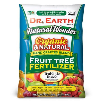 Dr. Earth Natural Wonder Fruit Tree Fertilizer, 12 lb