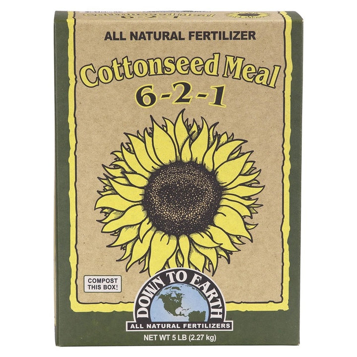 Down To Earth Cottonseed Meal 6-2-1 - Organic Nitrogen Fertilizer for Berries and Acid-Loving Shrubs