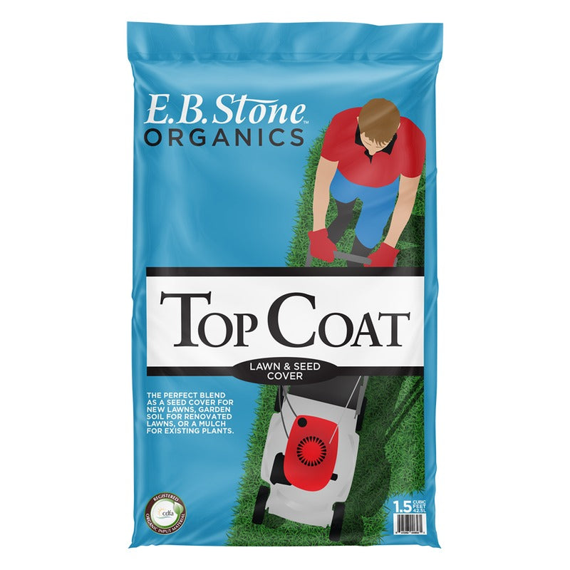 E.B. Stone Organics Top Coat Lawn and Seed Cover 1.5 cubic foot bag