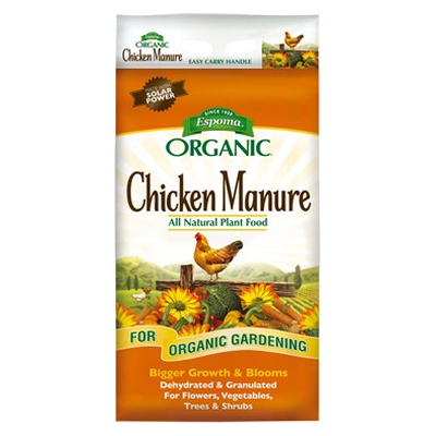 Espoma Organic Chicken Manure 5-3-2, 25 lb bag