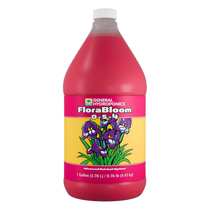 General Hydroponics FloraBloom 0-5-4 - Flowering and Fruiting Base Nutrient - 1 Gallon