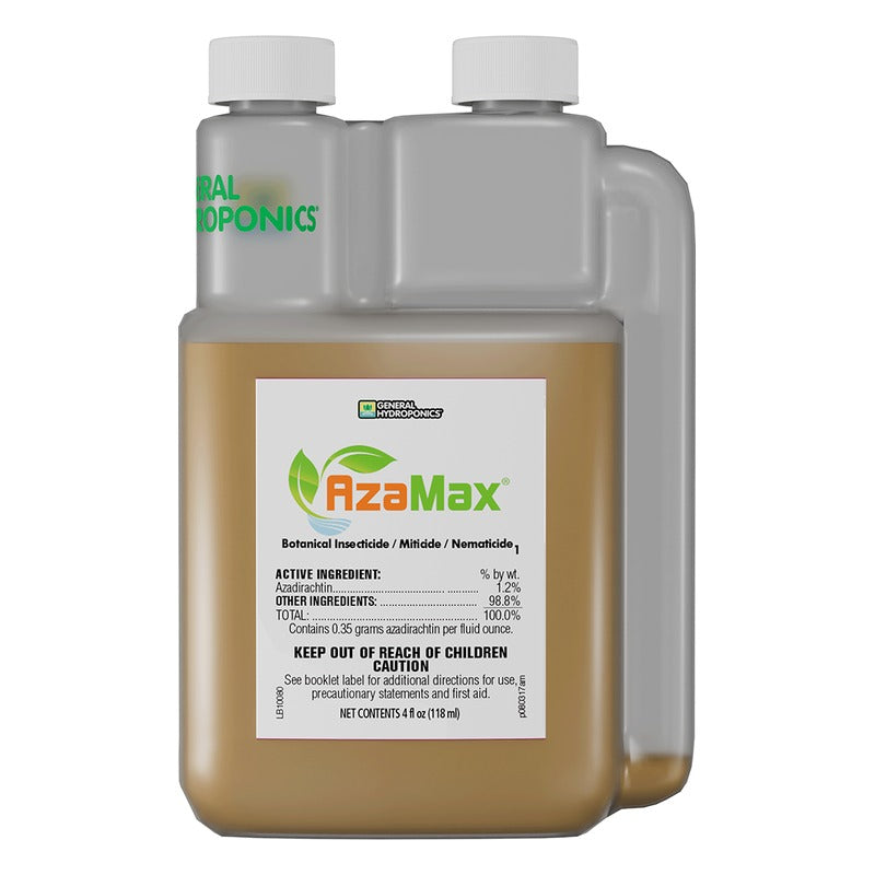 General Hydroponics AzaMax Botanical Insecticide, Miticide and Nematicide - Azadirachtin Pest Control
