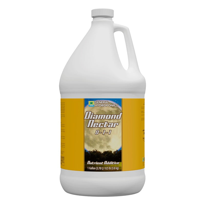 General Hydroponics Diamond Nectar 0-1-1 - Humic-Based Nutrient Additive for Soil, Coco and Hydroponics - 1 Gallon and 55 Gallon