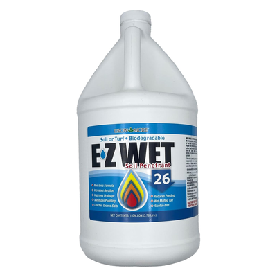 Grow More E-Z Wet 26 soil penetrant, 1 gallon jug