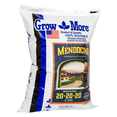 Grow More Mendocino All Purpose 20-20-20 fertilizer, 25 lb bag