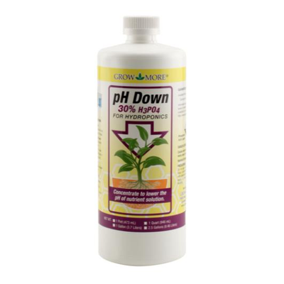 Grow More pH Down 30% phosphoric acid, 1 quart bottle