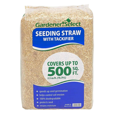 Gardener Select Seeding Straw with Tackifier 2.5 cu ft bale