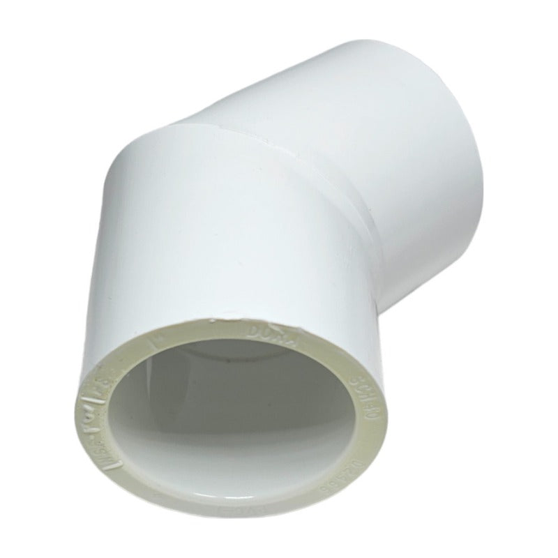 Dura Schedule 40 PVC 45 degree slip elbow