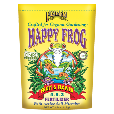 FoxFarm Happy Frog Fruit and Flower Fertilizer 4 lb
