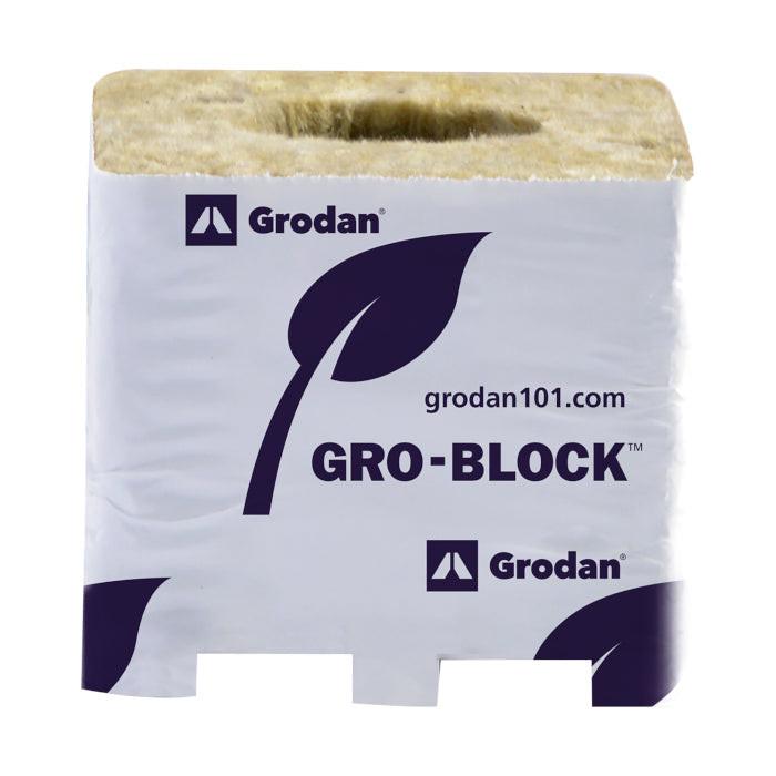 Grodan Gro-Block Improved GR4 wrapped with hole