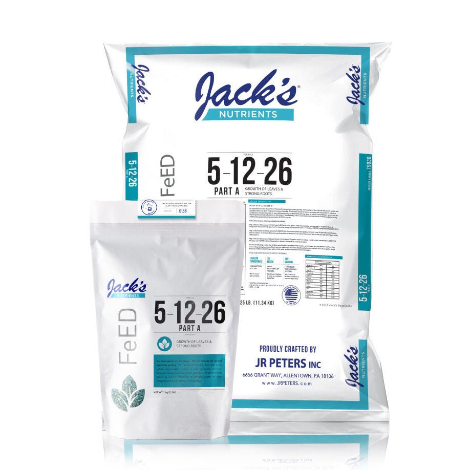 Jack's Nutrients 5-12-26 Part A Hydroponic Fertilizer 25 lb bag