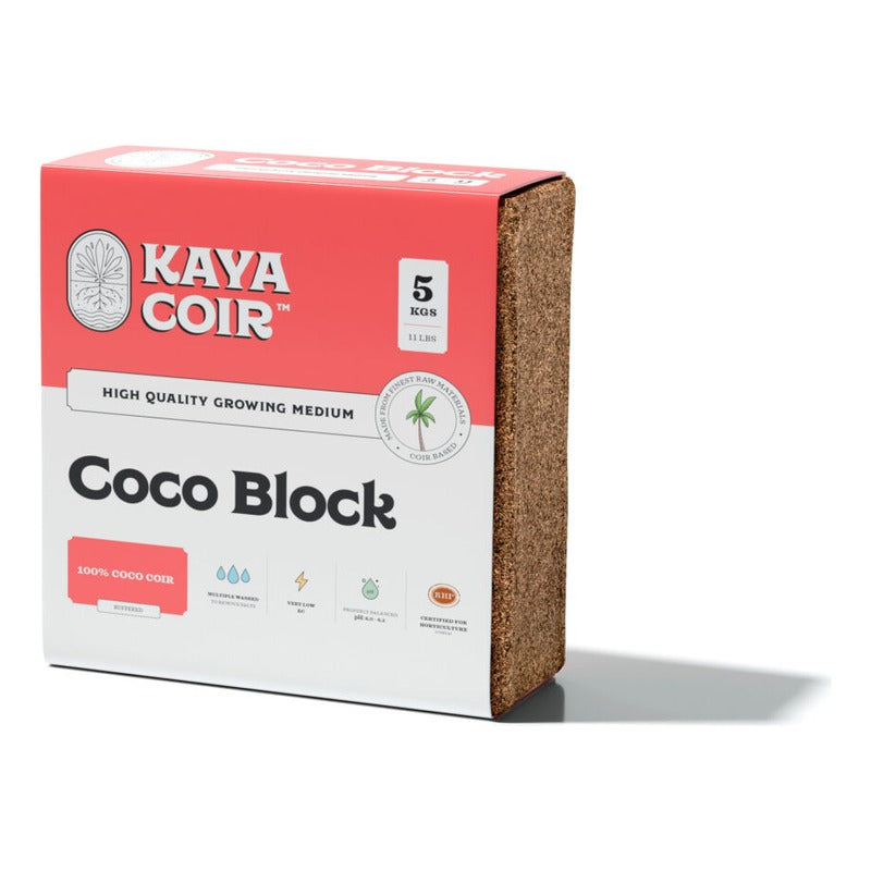 Kaya Coir Coco Block 5 kg buffered coco coir brick