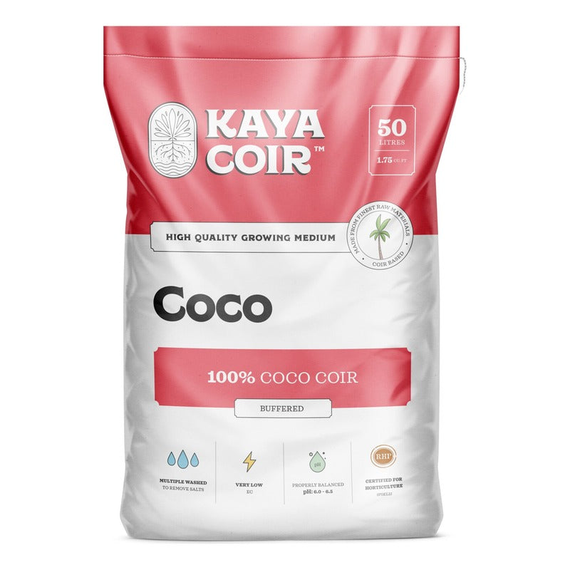 Kaya Coir Coco 50 L bag of 100% buffered coco coir