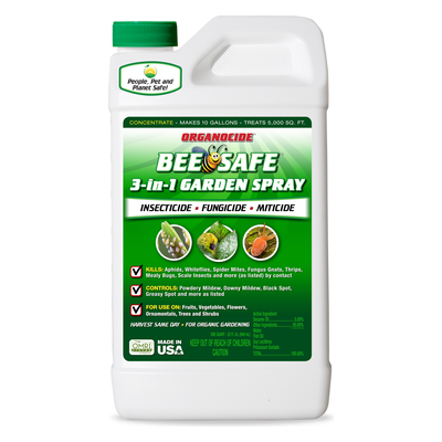 Organocide Bee Safe 3-in-1 Garden Spray 32 oz concentrate