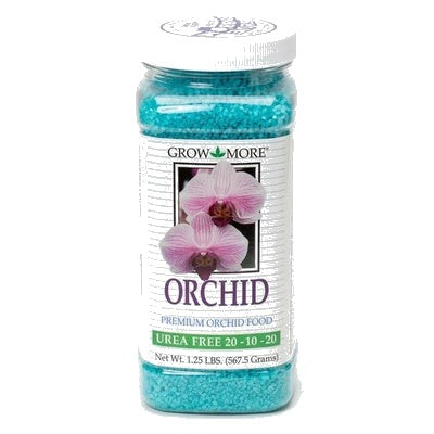 Grow More Orchid Food Urea-Free 20-10-20, 10 oz and 1.25 lb