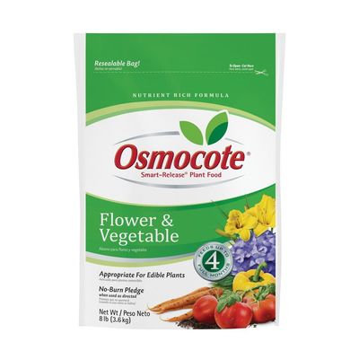 Osmocote Flower & Vegetable 14-14-14 smart-release plant food, 8 lb bag