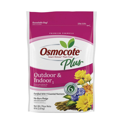 Osmocote Plus Outdoor & Indoor 15-9-12 smart-release plant food, 8 lb bag