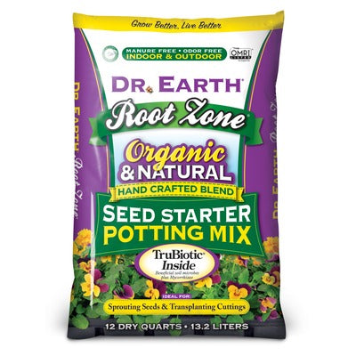 Dr Earth 12qt Root Zone Seed Starter Potting Mix bag