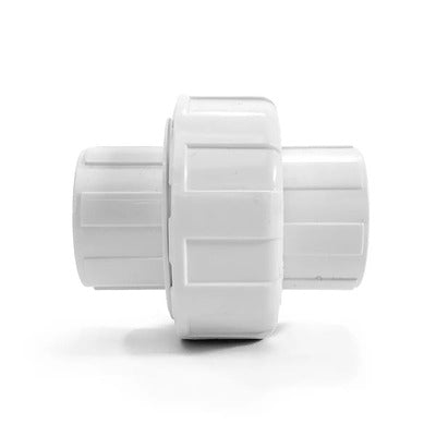 PVC Union NPT Female to Female Thread Adaptor, 3/4 in white floraflex