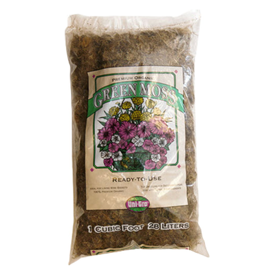 Uni-Gro Premium Green Moss 1 cu ft bag
