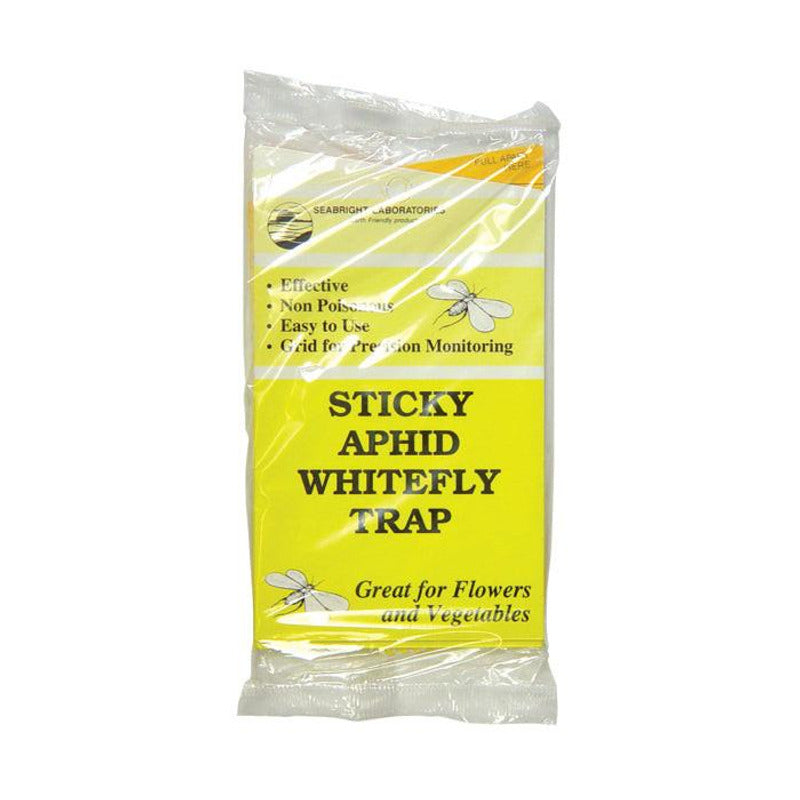 Seabright sticky aphid and whitefly trap yellow 5 pack