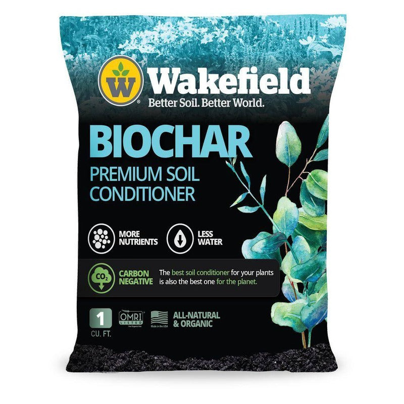 Wakefield Biochar Premium Soil Conditioner 1 cu ft bag