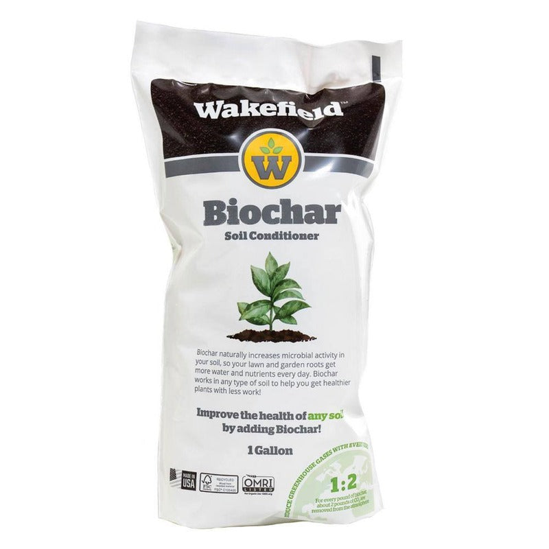 Wakefield Biochar Soil Conditioner 1 gallon bag